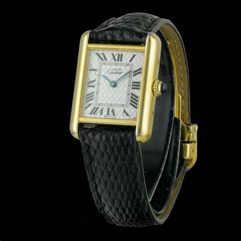 orologio cartier paris vermeil|must de cartier tank vermeil.